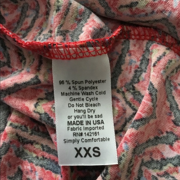 SALE 🎉 LuLaRoe Pink Julia XXS - Picture 5 of 5